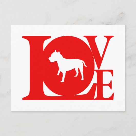 American Staffordshire Terrier Briefkaart (Voorkant)