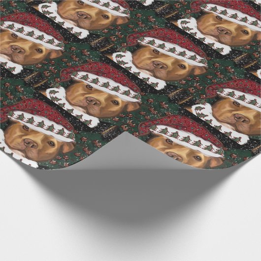 American Staffordshire Terrier Cadeaupapier (Hoek)