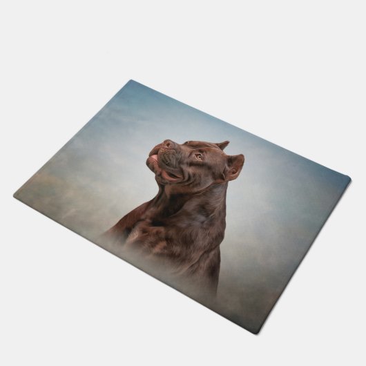 American Staffordshire Terrier Deurmat (Schuin)