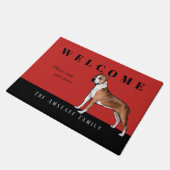 American Staffordshire Terrier Doormat Deurmat (Schuin)