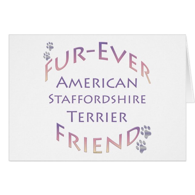 American Staffordshire Terrier Furever (Voorkant Horizontaal)
