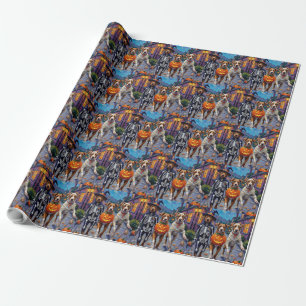 American Staffordshire Terrier Honden Halloween Cadeaupapier