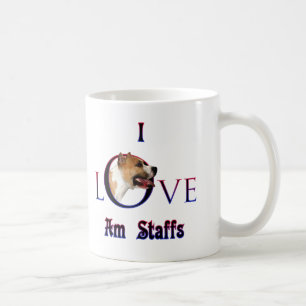American Staffordshire Terrier Ik Liefde Koffiemok