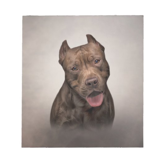 American Staffordshire Terrier Notitieblok (Voorkant)