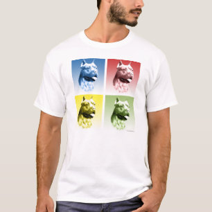 American Staffordshire Terrier Pop Kunst T-shirt