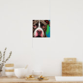 American Staffordshire Terrier Poster (Keuken)