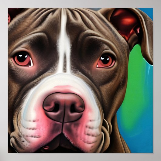 American Staffordshire Terrier Poster (Voorkant)