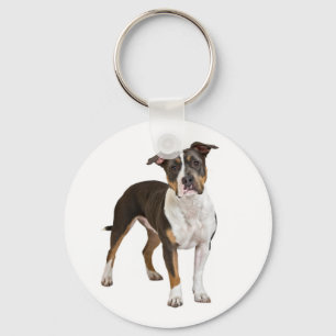 American Staffordshire Terrier Puppy Dog Sleutelha Sleutelhanger