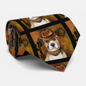 AMERICAN STAFFORDSHIRE TERRIËR STROPDAS (Opgerold)