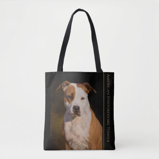 American Staffordshire Terrier Tote Bag (Voorkant)