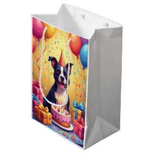 American Staffordshire Terrier Verjaardag Medium Cadeauzakje