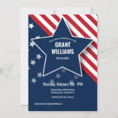 American Star Fundraiser Invitation Kaart (Voorkant)