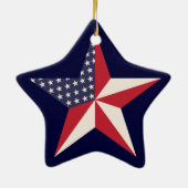 American Star Ornament (Achterkant)