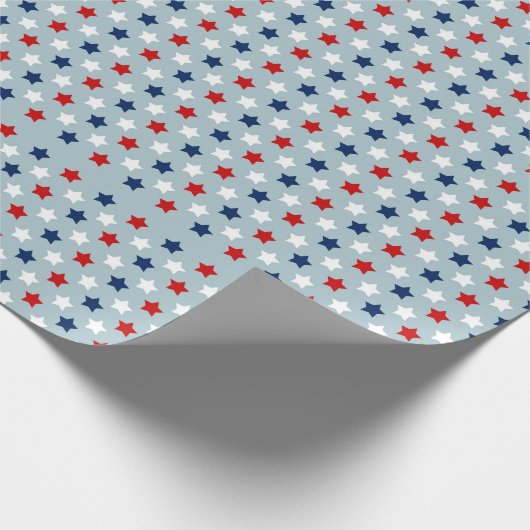 American Stars Pattern Cadeaupapier (Hoek)