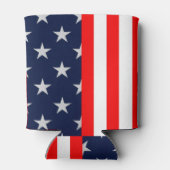 American Stars & Stripes Verenigde Staten Aangepas Blikjeskoeler (Achterkant)