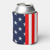 American Stars & Stripes Verenigde Staten Aangepas Blikjeskoeler (Blikje Achterkant)