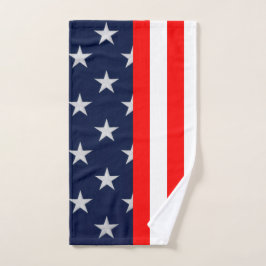 American Stars & Stripes Verenigde Staten Aangepas Handdoek