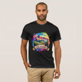 American State Map T-Shirts - Colorado USA map (Voorkant volledig)
