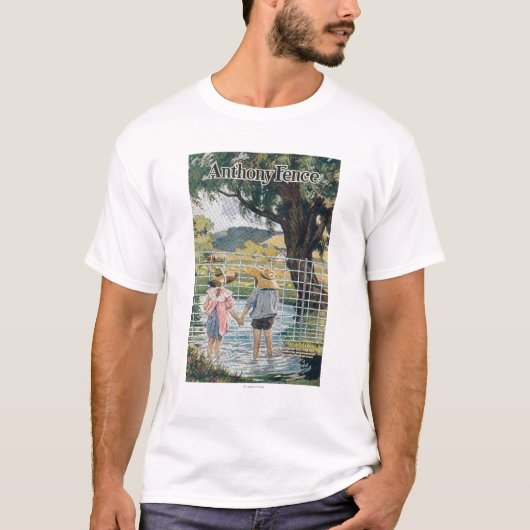 American Steel & Wire Co Fence Pond en Kinder T-shirt (Voorkant)