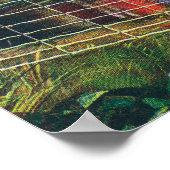 American Steel & Wire Co Fence Roadside Scene Poster (Hoek)