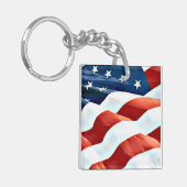 "American Style" Acrylic Keychain (Voorkant Links)
