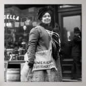 American Suffragette, early 1900s Poster (Voorkant)