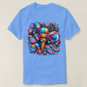 American Summer Vibes 4th of July Feestdagen met T-shirt (Design voorkant)