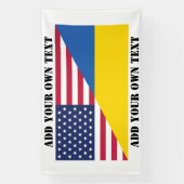 American support towards Ukraine Throw Pillow Spandoek (Verticaal)