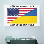 American support towards Ukraine Throw Pillow Spandoek (Beurs)