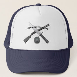 AMERICAN SURVIVALIST CASQUETET TRUCKER PET