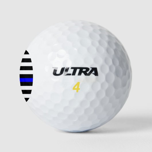 American Thin Blue Line Decor Golfballen (Logo)