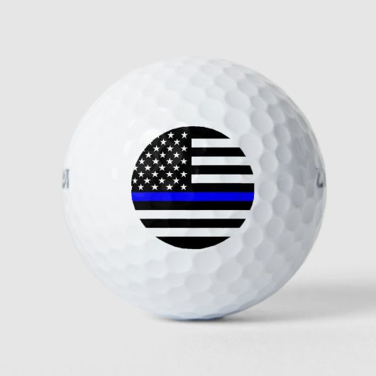 American Thin Blue Line Decor Golfballen (Voorkant)