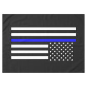 American Thin Blue Line Decor Tafelkleed (Voorkant (Horizontaal))