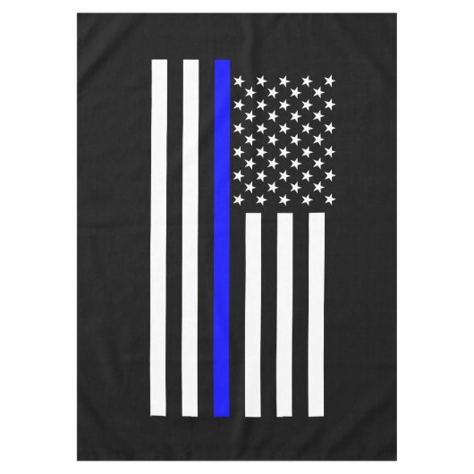 American Thin Blue Line Decor Tafelkleed (Voorkant)