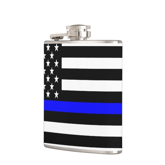 American Thin Blue Line Graphic Heupfles (Links)