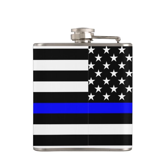American Thin Blue Line Graphic Heupfles (Achterkant)