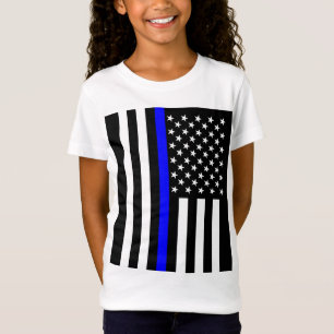 American Thin Blue Line Graphic T-shirt