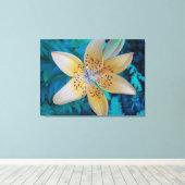 American Tiger Lily Canvas Afdruk (Insitu (Houten vloer))