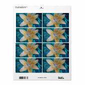 American Tiger Lily Etiket (Full Sheet)