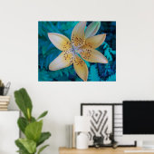American Tiger Lily Poster (Thuiskantoor)