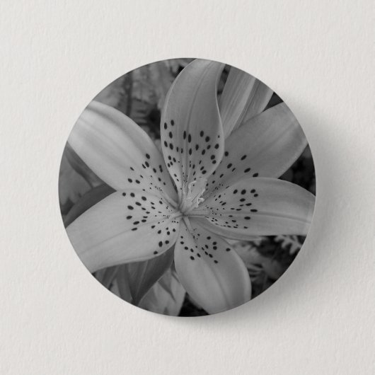 American Tiger Lily Ronde Button 5,7 Cm (Voorkant)