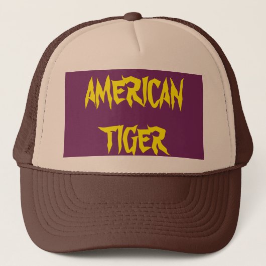 American Tiger Trucker Hat Pet (Voorkant)