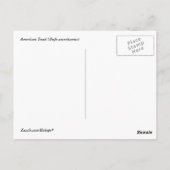 American Toad Briefkaart (Achterkant)