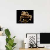 American Toad Earth Day Poster (Thuiskantoor)