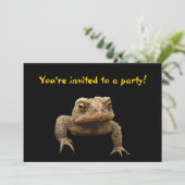 American Toad Invitation Kaart (Staand voorkant)