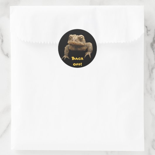American Toad Ronde Sticker (Tas)