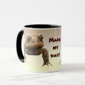 American Toads maakt mijn dag Mok (Voorkant links)