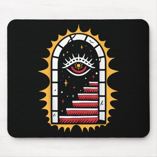 American Traditional Old School Tattoo Flash Ink S Muismat (Voorkant)