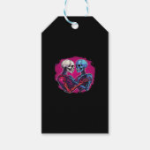 American Traditional Skeleton Holding Hands Tattoo Cadeaulabel (Voorkant)