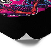 American Traditional Skeleton Holding Hands Tattoo Poster (Hoek)